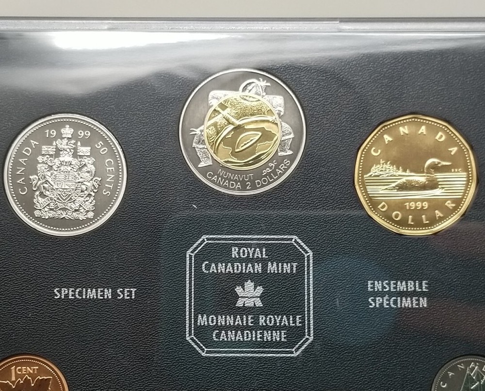 RCM 1999 Specimen Set (7 Coins) OGP #3041
