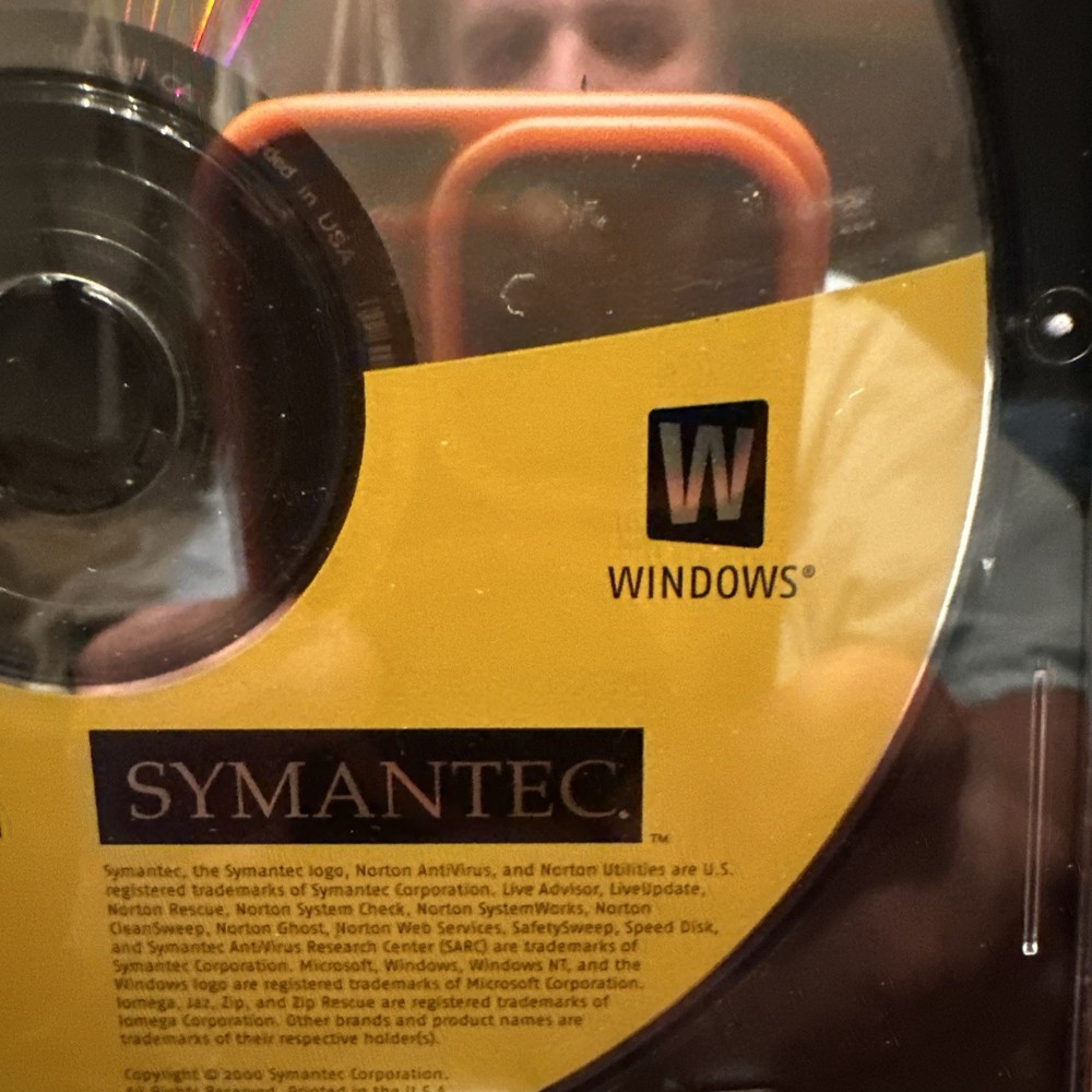 Norton Symantec SystemWorks 2001 Windows CD Untested