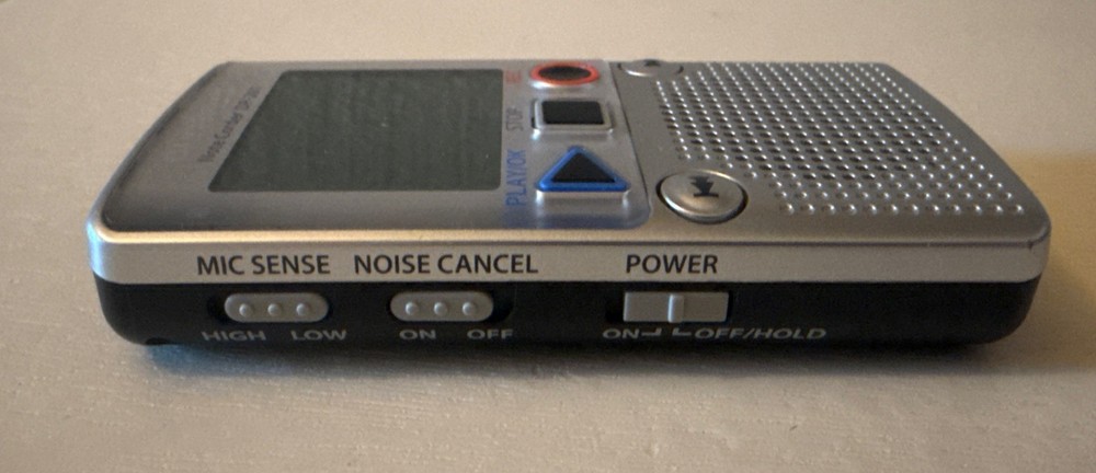 Olympus Note Corder DP-201 Digital Handheld Voice & Record Playback - Working