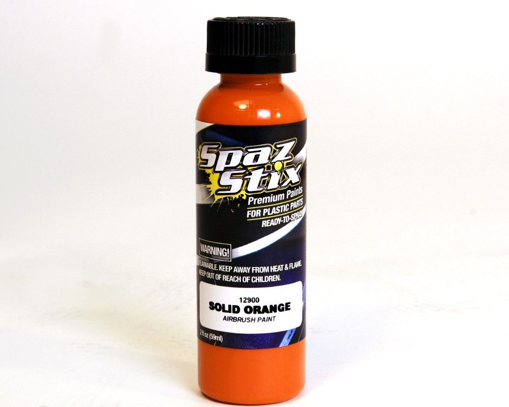 Spaz Stix 12900  Solid Orange Airbrush Paint 2oz