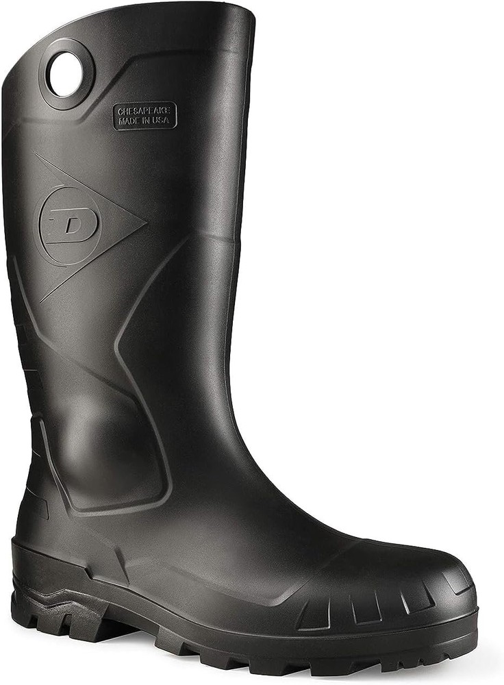 DUNLOP Protective Footwear, Chesapeake plain toe Black Amazon, 100%...