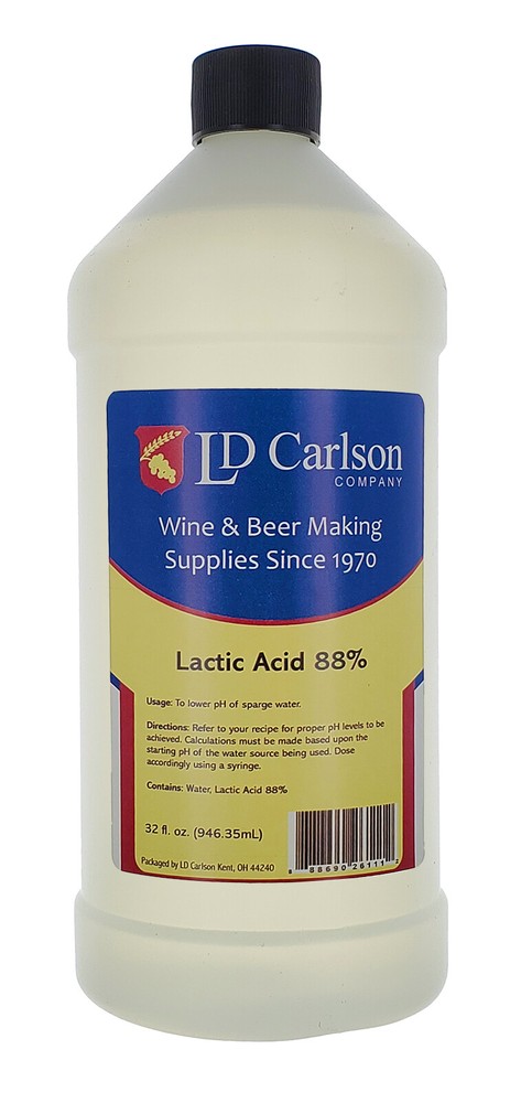 Wine And Beer Making Lactic Acid 88% 32oz