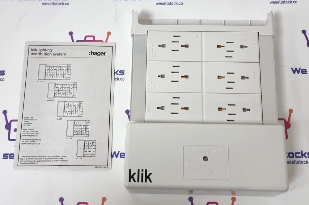HAGER KLIK KLDS6 Lighting Distribution Unit