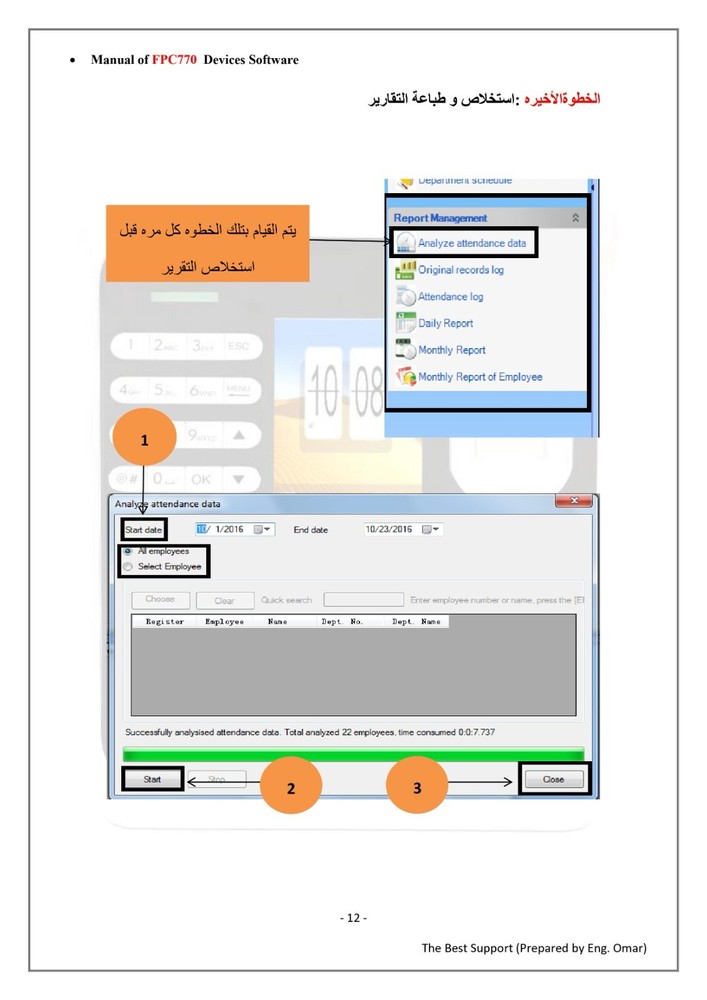 Face Fingerprint Identification Time Attendance & Access Control . USA