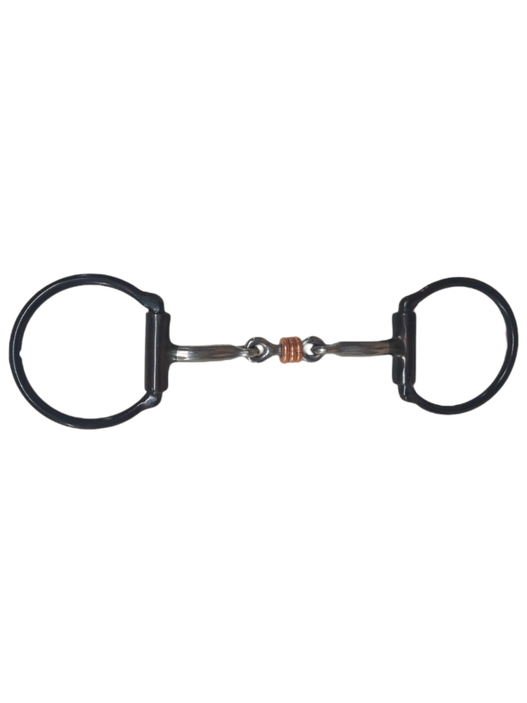 Dutton Bits D-Ring Smooth Dog Bone Snaffle