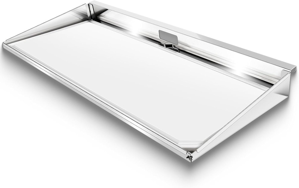A10-902 Serving Shelf with Removable Cutting Board Fit for Rectangular Grills
