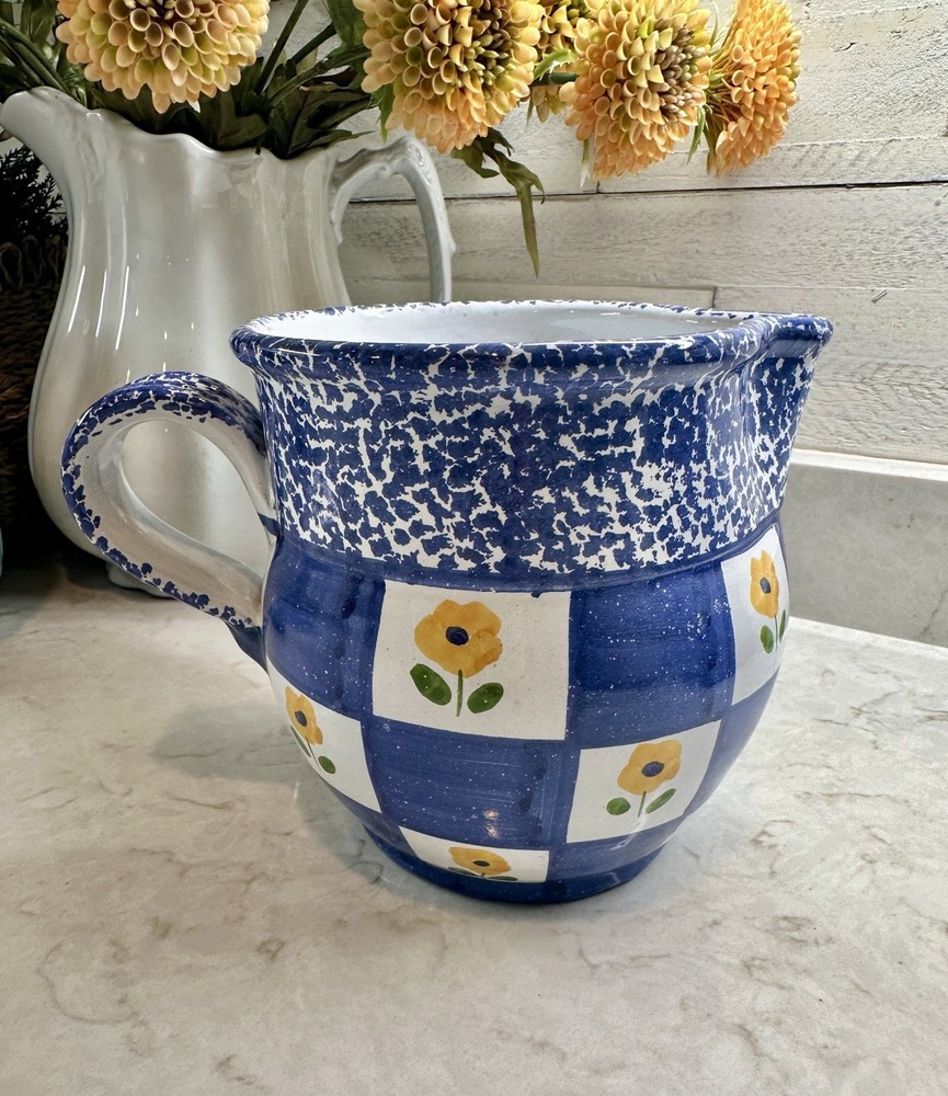 VINTAGE, HIMARK, HAND PAINTED PITCHER