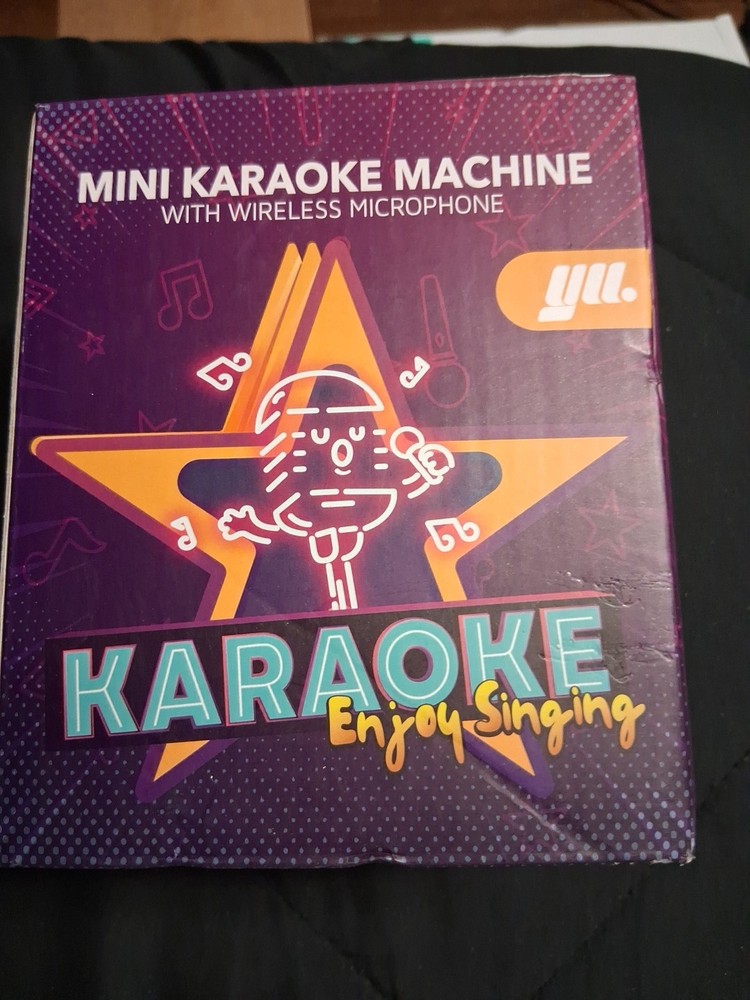 Mini Karaoke Machine With Wireless Microphone