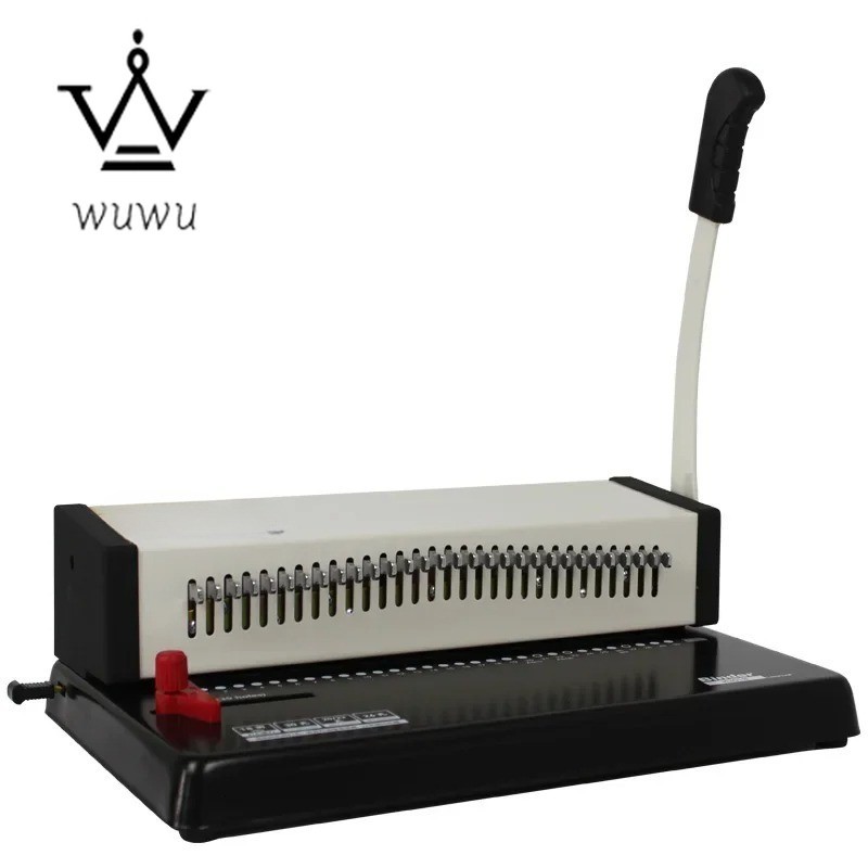 Full-Extension Ring Binder Punch with 30-Hole Multi-Punch Binding System