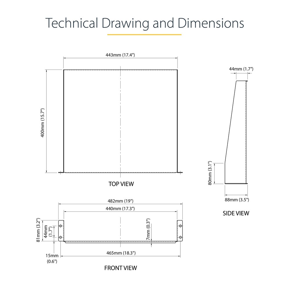 Server Rack Cabinet Shelf TAA