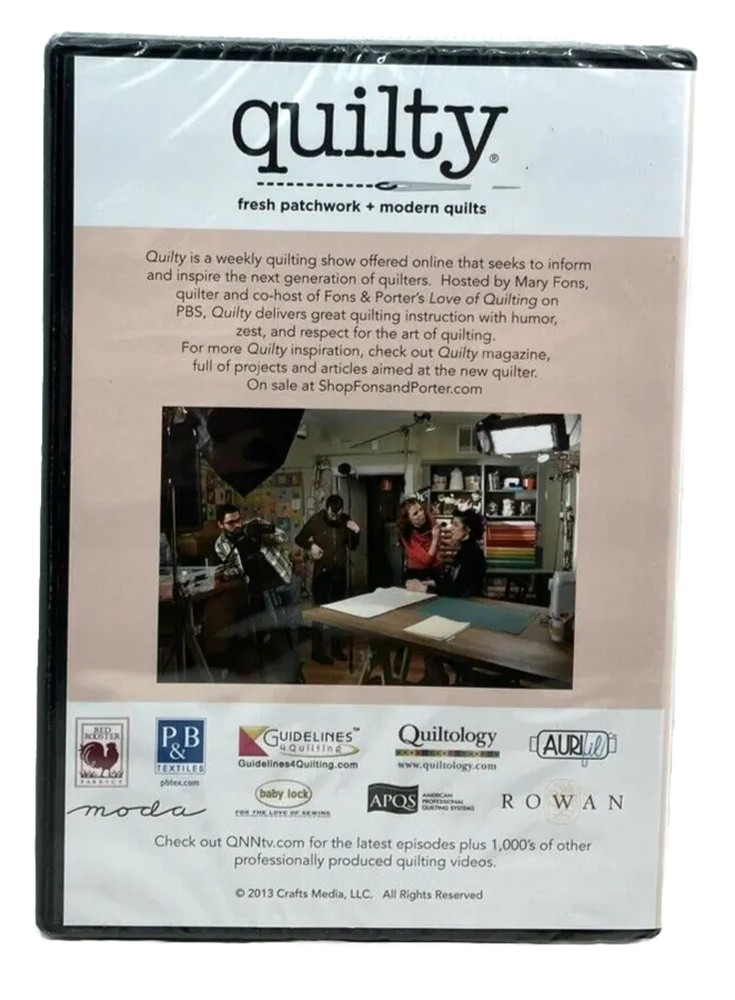 QUILTY Season 1, 52 Episodes, Fresh Patchwork Modern Quilts