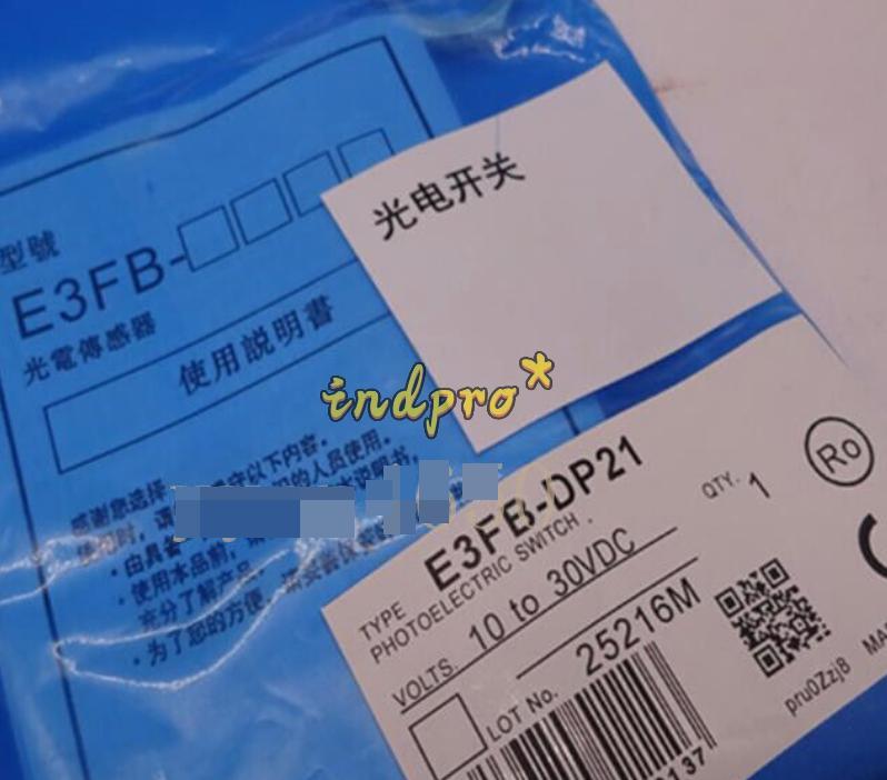 ONE NEW E3FB-DP21 Photoelectric Sensor,Cylindrical,Diffuse