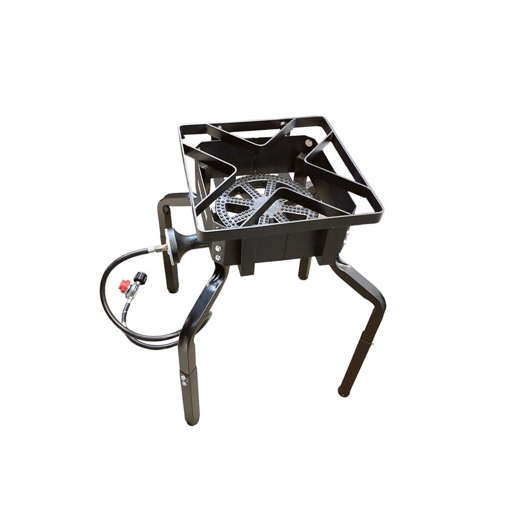 Single Propane Burner For Camping, Tailgating, Home Brewing,Adjustable Height