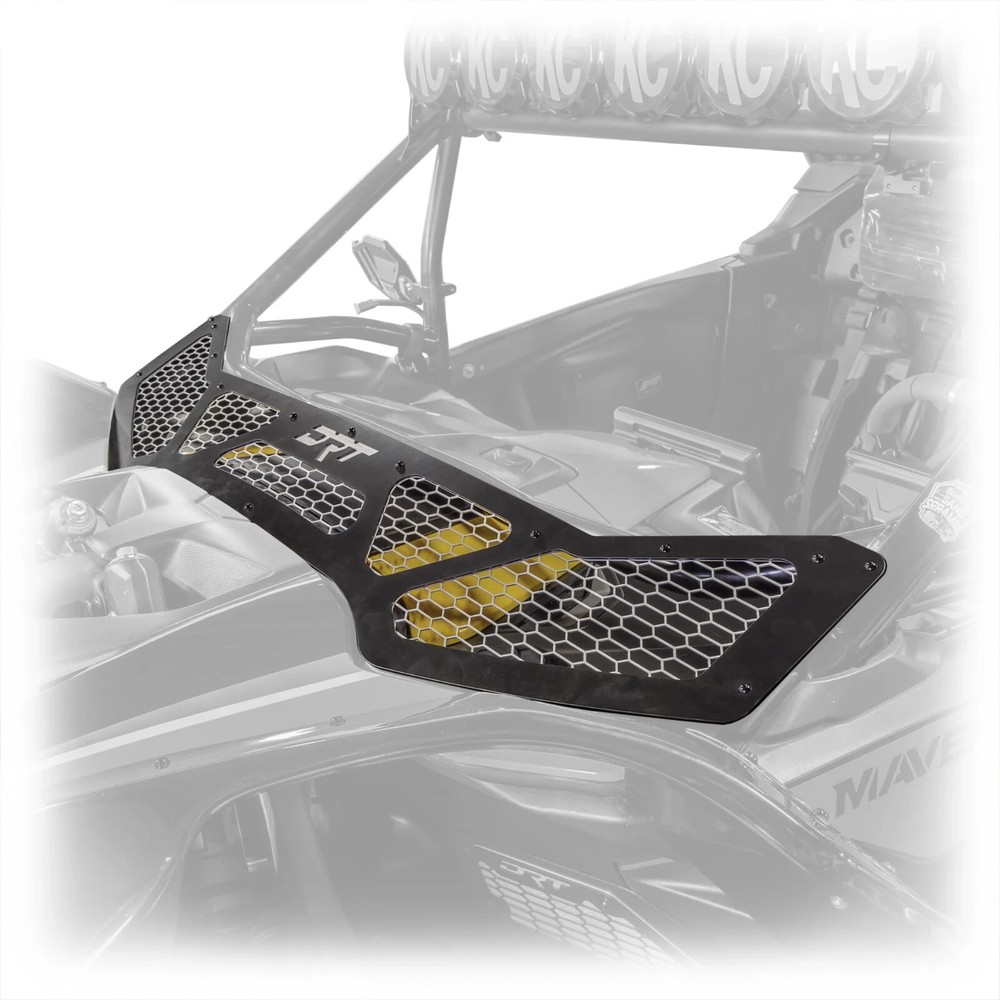 DRT Wind Diffuser Deflector Dust Guard Black CAN-AM MAVERICK R / X XRS 2024+