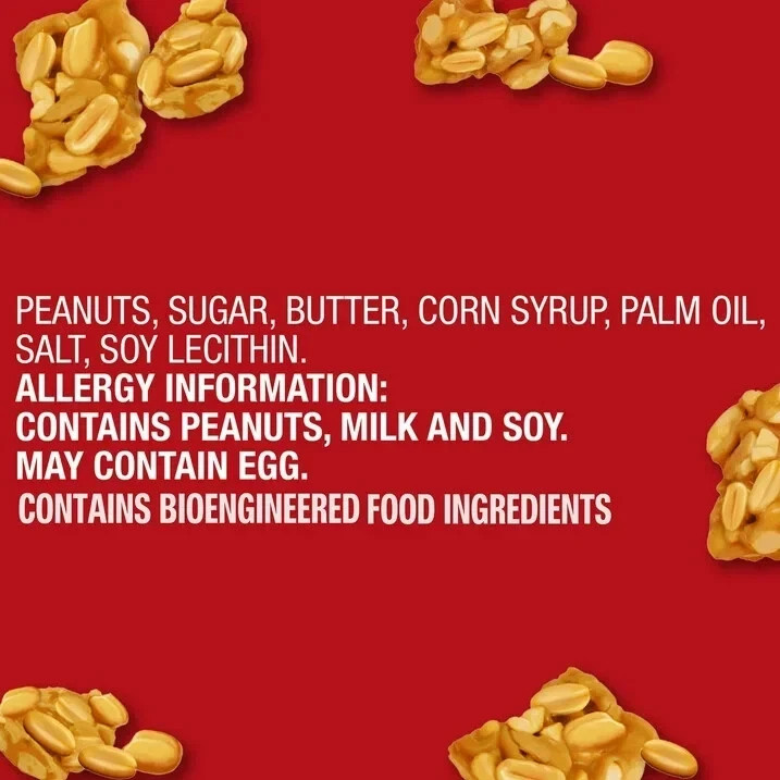 Munch Peanut Brittle Bites - 4.0 Oz Bag (2 pack) FRESH
