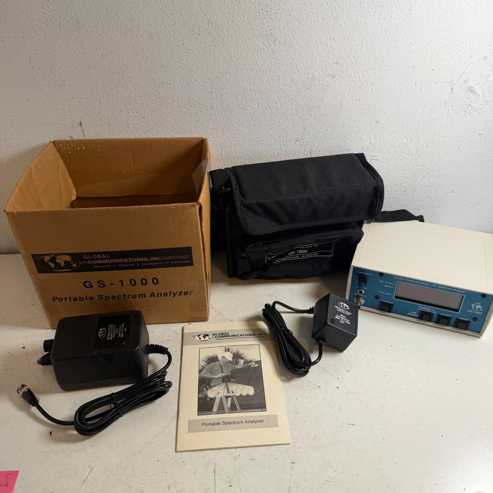 Global Communications GS-1000 RF Spectrum Analyzer for Telecommunications