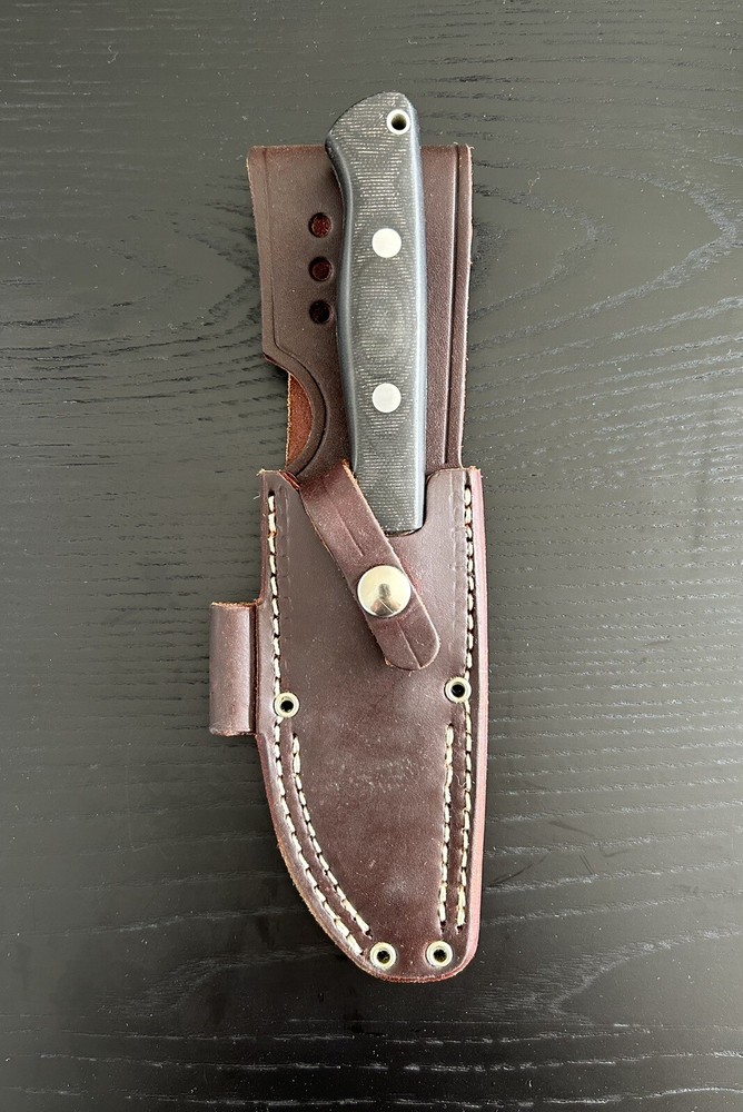 Bark River Bravo 1 LT ELMAX Rampless + Kydex Sheath + Leather Sheath!