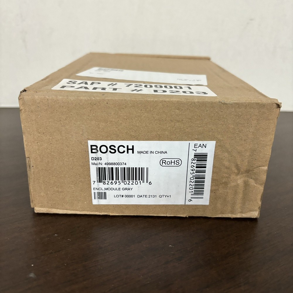 NEW Bosch D203 Steel Security Panel Enclosure Gray