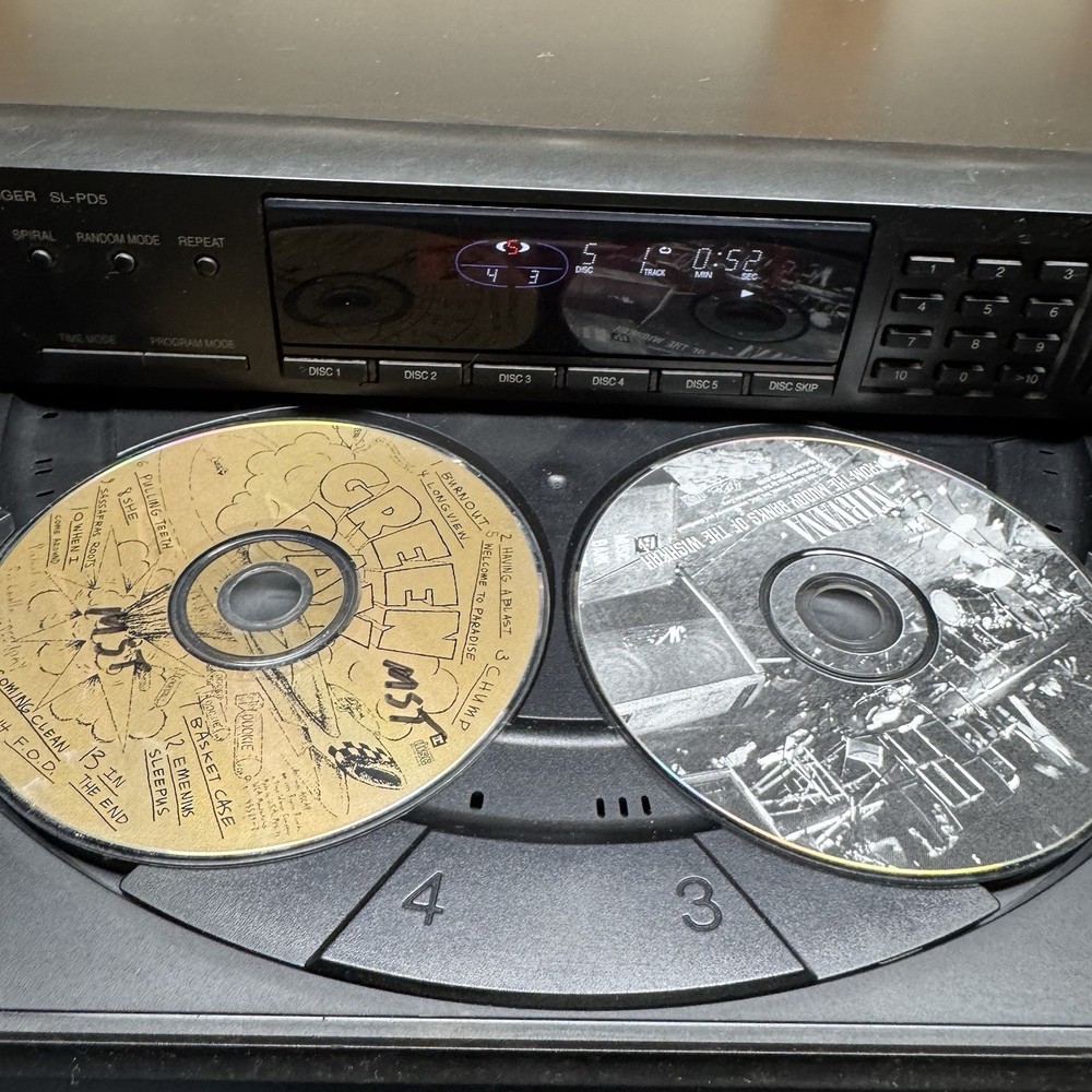 Technics SL-PD5 5-Disc CD Changer Carousel Good Tested ~ Working With Issues