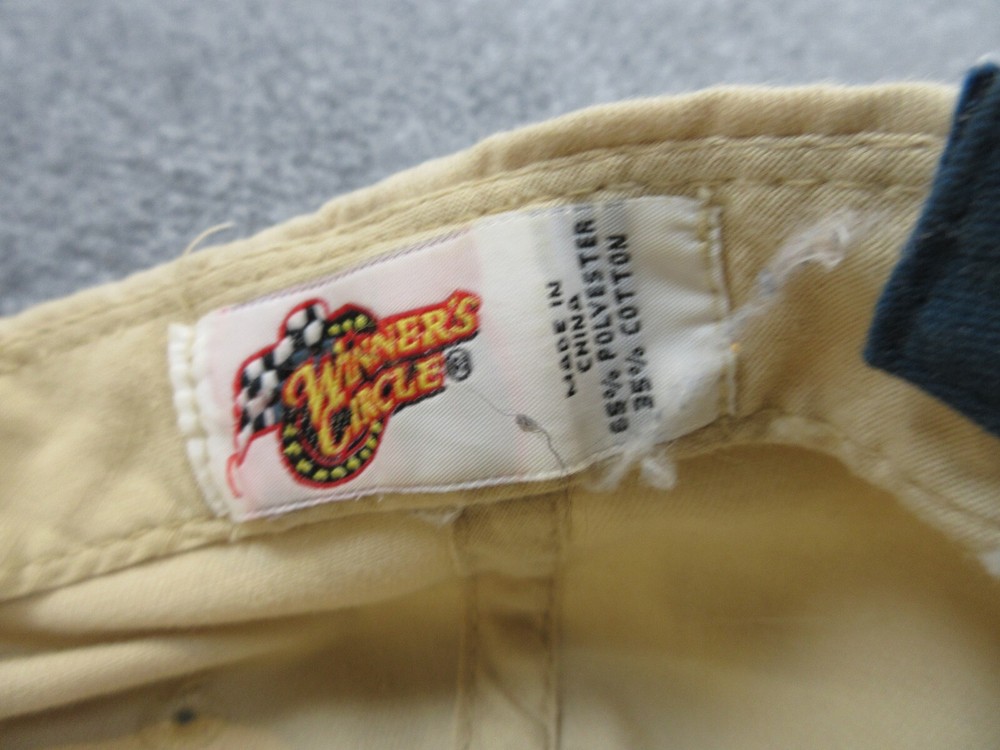 Rusty Wallace Hat Cap Strap Back Beige Nascar Racing Winners Circle