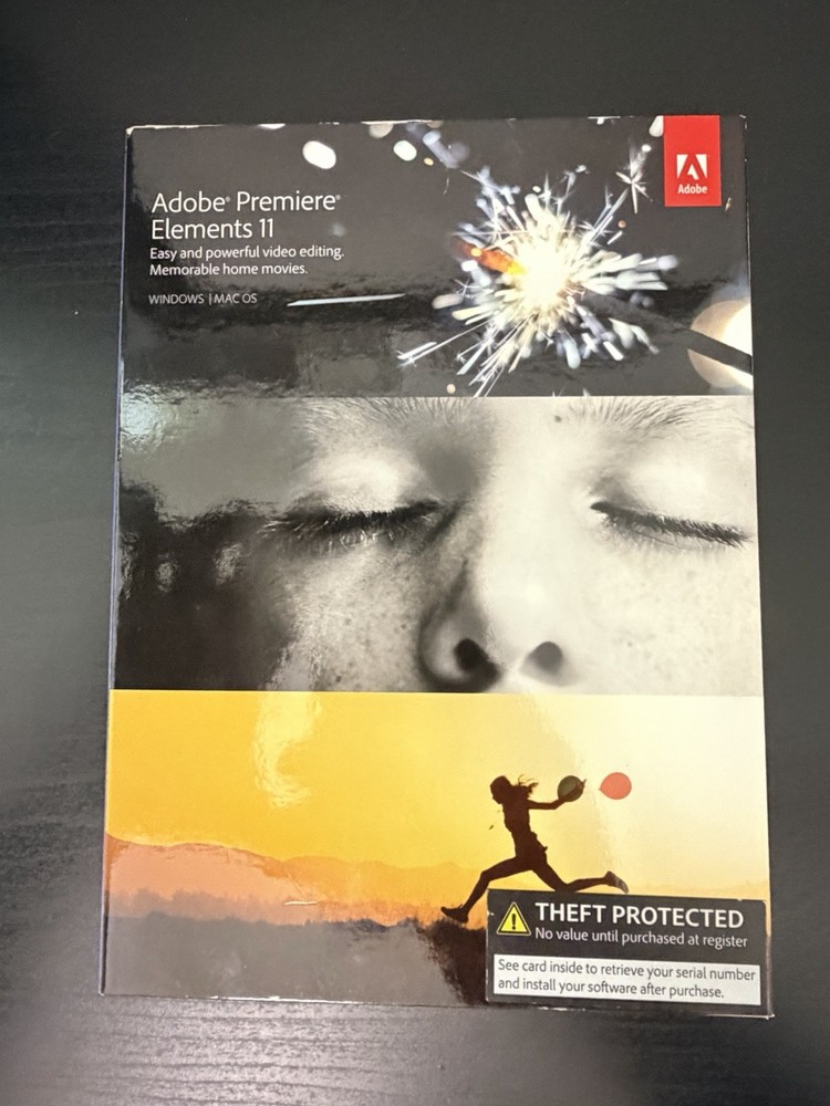 Adobe Premiere Elements 11 for Windows and MAC OS. Pre-owned