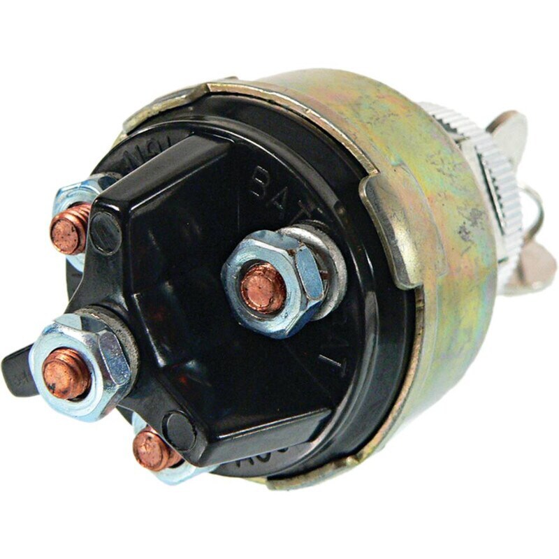 Ignition Switch 6/12V 4 Terminals for Various Applications - New