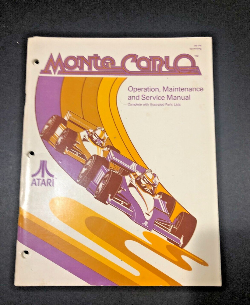 Atari Monte Carlo Arcade Operation Manual