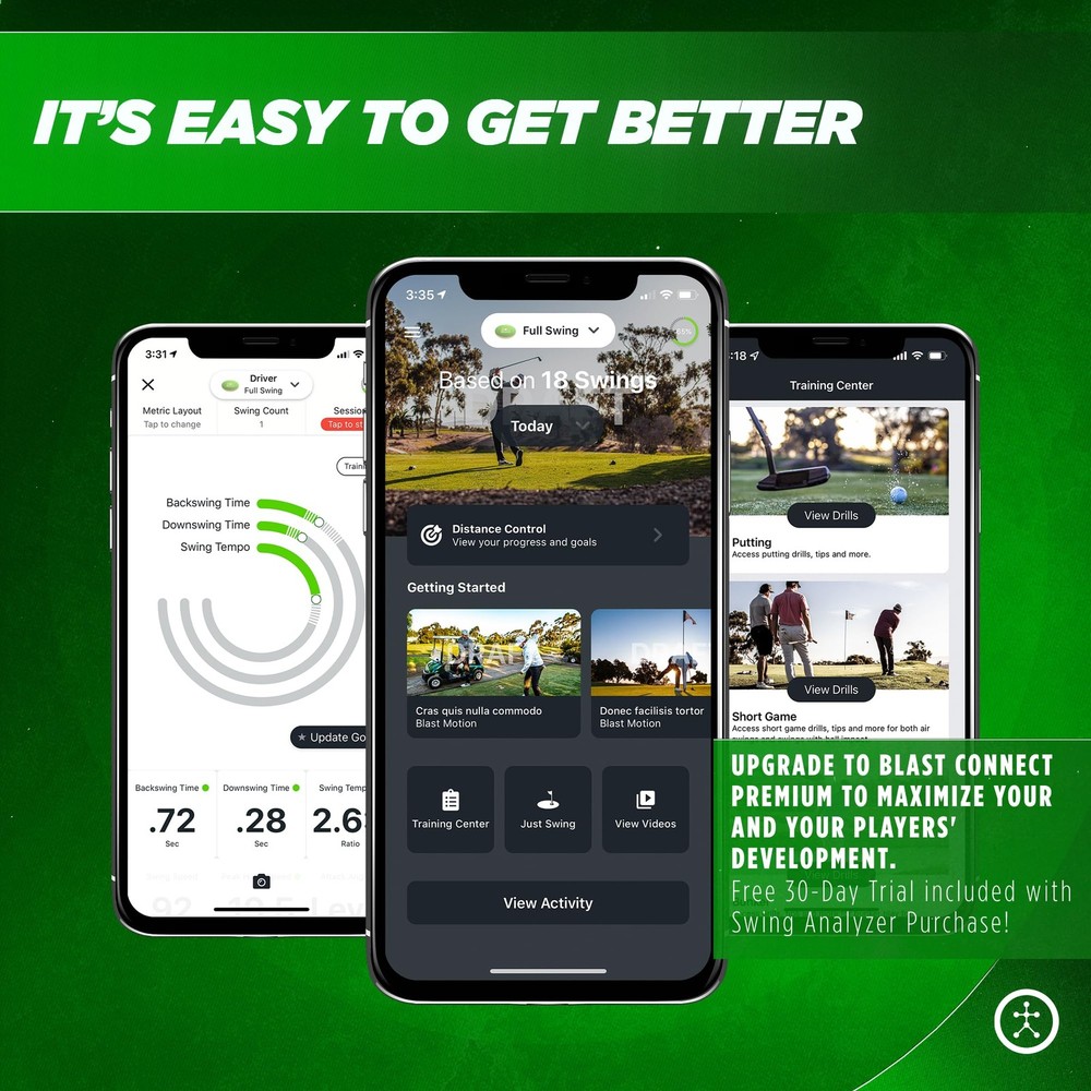 Golf Stroke Counter - Accurate Shot Tracker for Improved Performance
