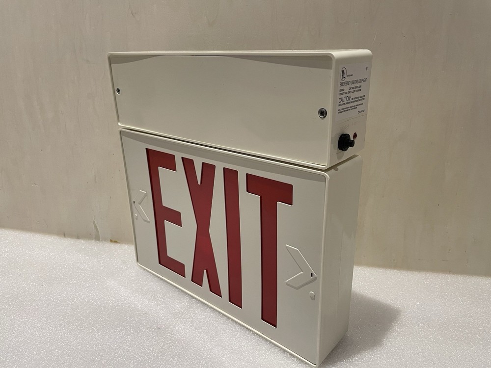Prescolite EX3R-EMFA Exit Sign With Battery Backup New