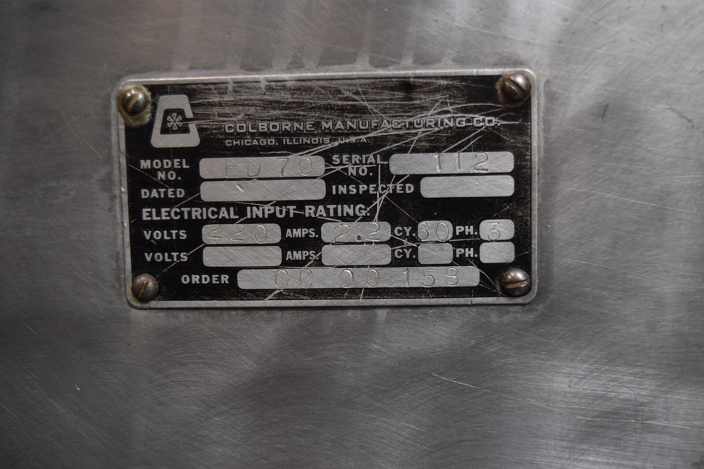 Colborne Dough Divider - ED 70 - 3 Phase