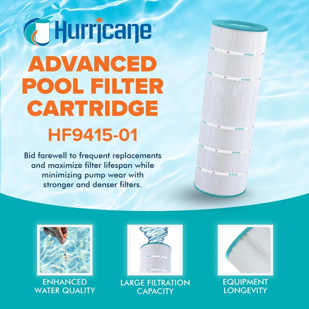 Hurricane HF9415-01 Pool Spa Filter Cartridge Replacement Open Box