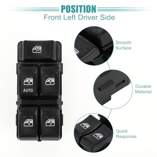 Front Left Window Switch for Saturn Ion 2003-2007