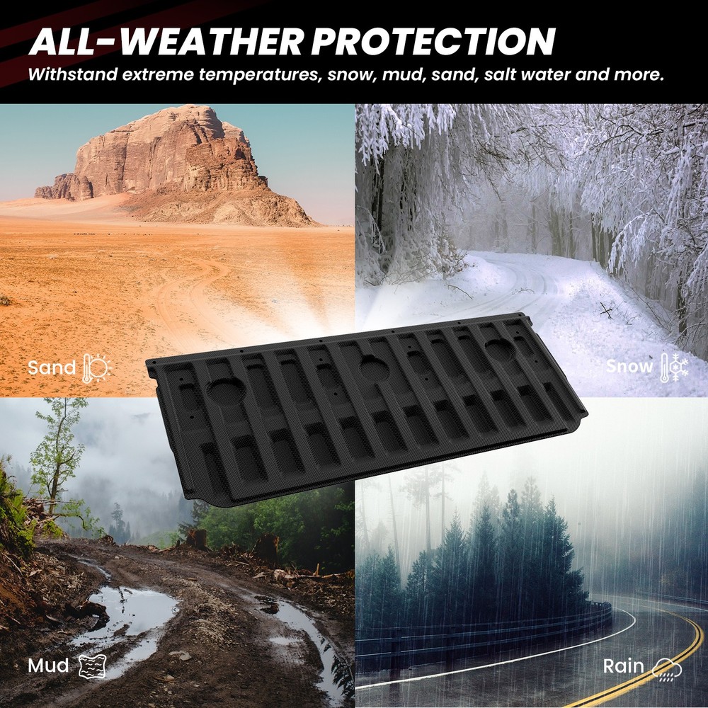 Tailgate Mat for Ford Maverick 2022-2026 TPE Thick Durable Black Tailgate Liner
