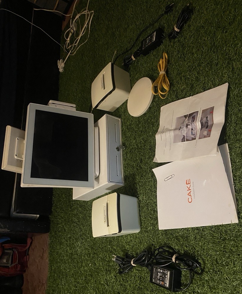 Complete CAKE POS System - Touchscreen & Register & 2 Receipts Printers