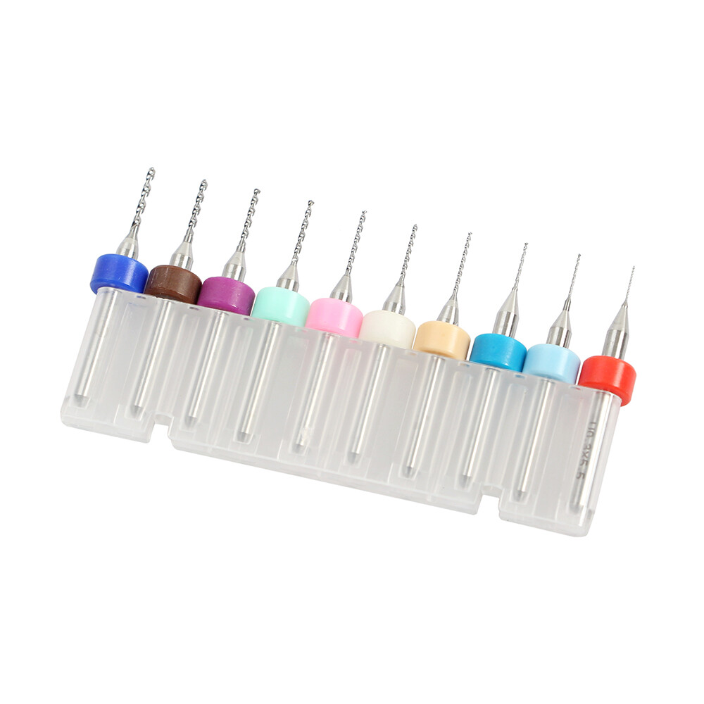 Twist Drill Bits Set Mini Micro Hand Rotary Precision Pin Vise Tools Kit 59 PCS