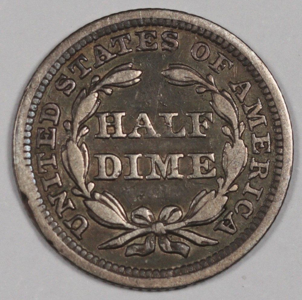 1841 Seated Liberty Half Dime. VF. 200909