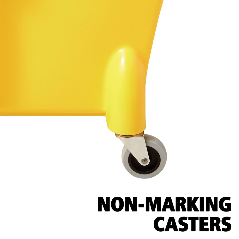 Tandem 31-Quart Bucket & Wringer Yellow