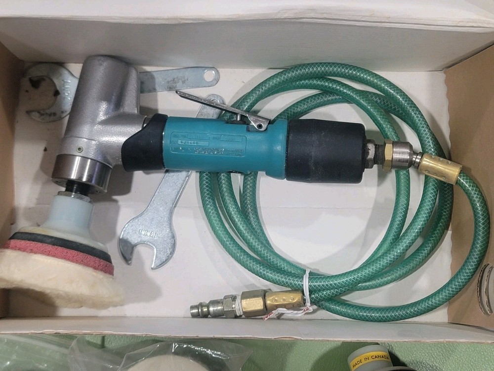 Dynabrade 51401 Air Buffer, 3 In. Pad, 5000 RPM