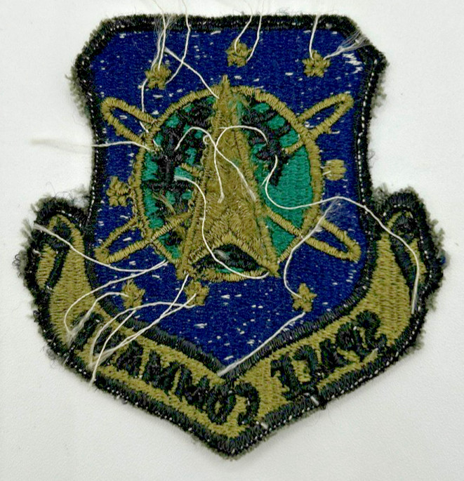 USAF UNITED STATES US SPACE COMMAND USSPACECOM SPACECOM PETERSON SUBDUED PATCH