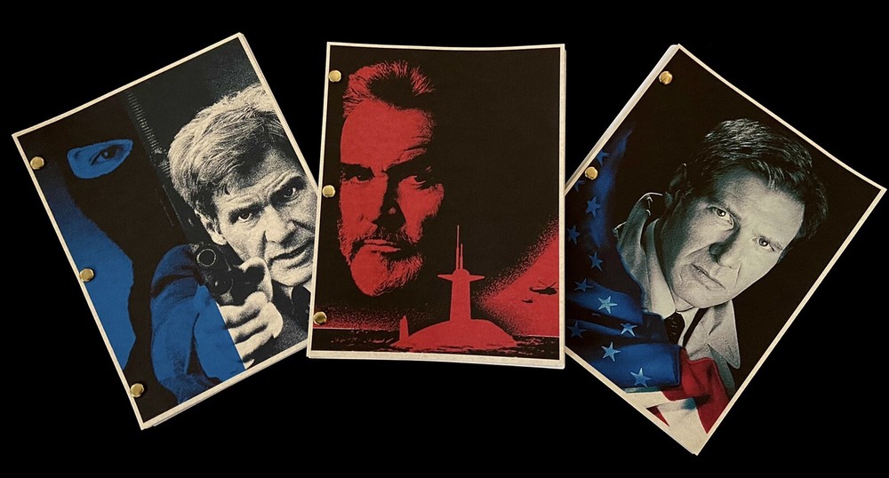 Paramount™ JACK RYAN TRILOGY Film Adaptation TOM CLANCY Movie Script Collection