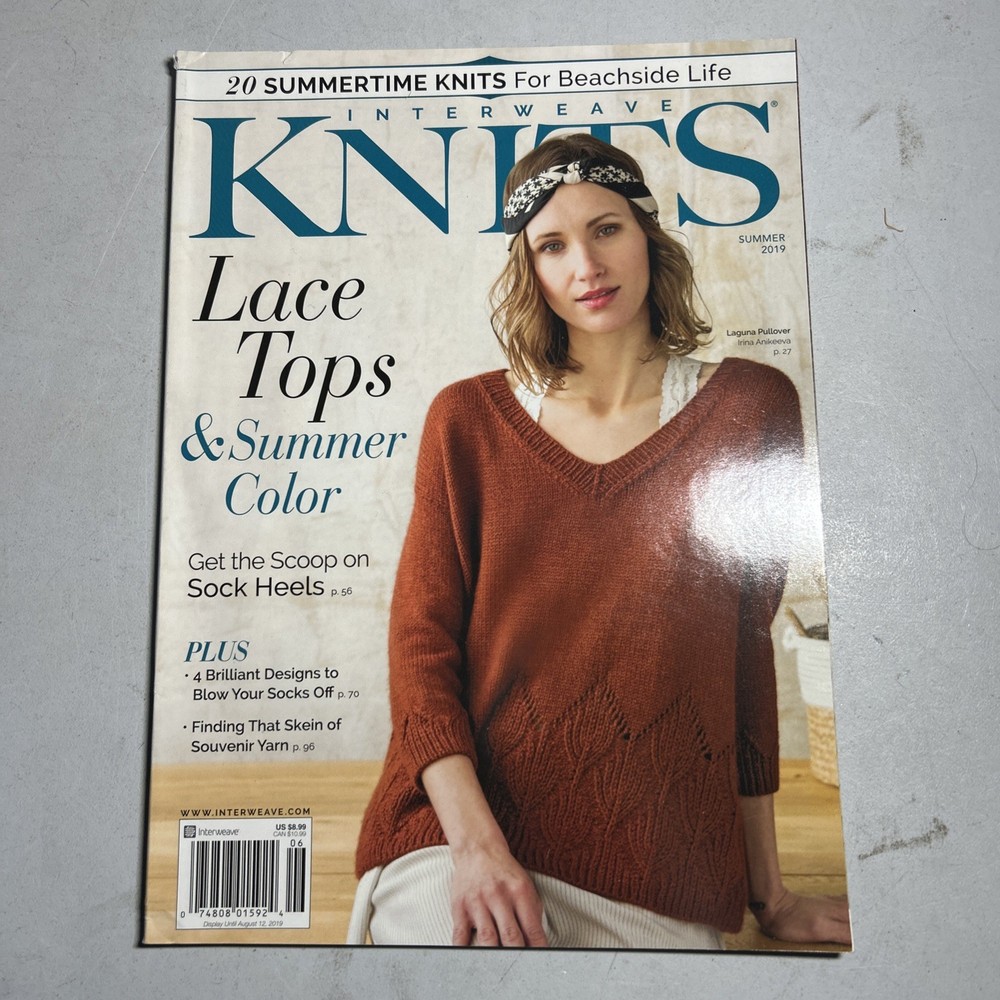 Back Issue of Interweave Knits Magazine - Summer 2019