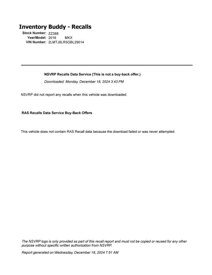 Radar Unit Rear Fits 15-18 EDGE 471616