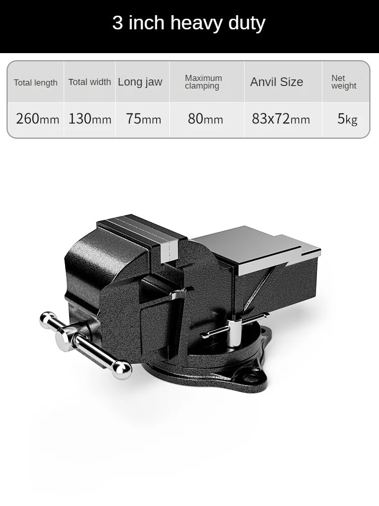 3/4 Inch Milling Machine Lockdown Vise Industrial Grade Heavy Duty Machine