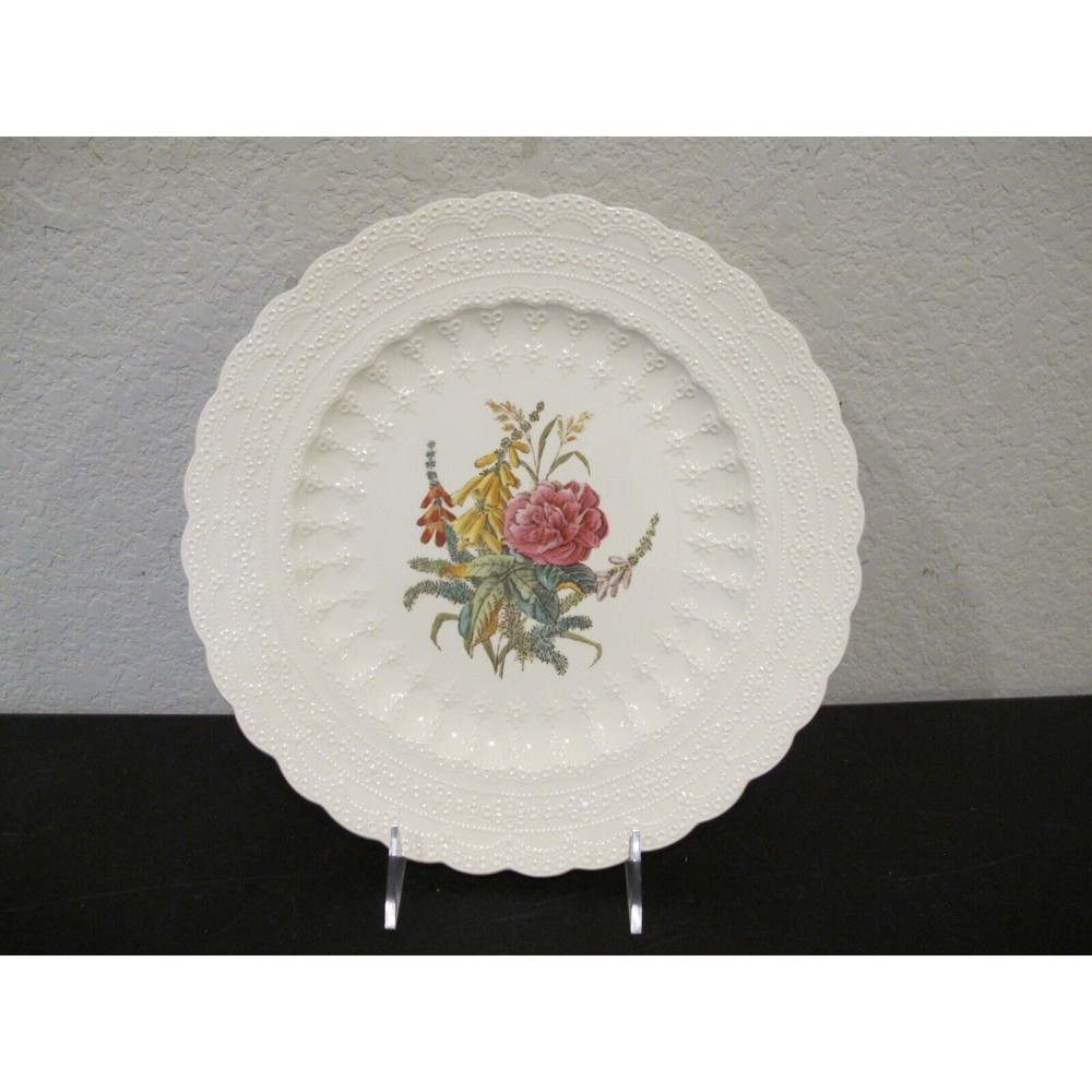 29 Pc. Spode Heath & Rose (Jewel Shape) Place Setting - Plates, Cups & Saucers