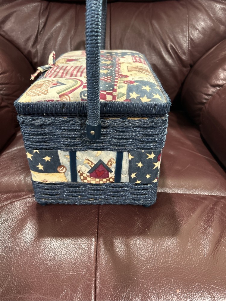 Vintage Sewing Basket Noah’s Ark