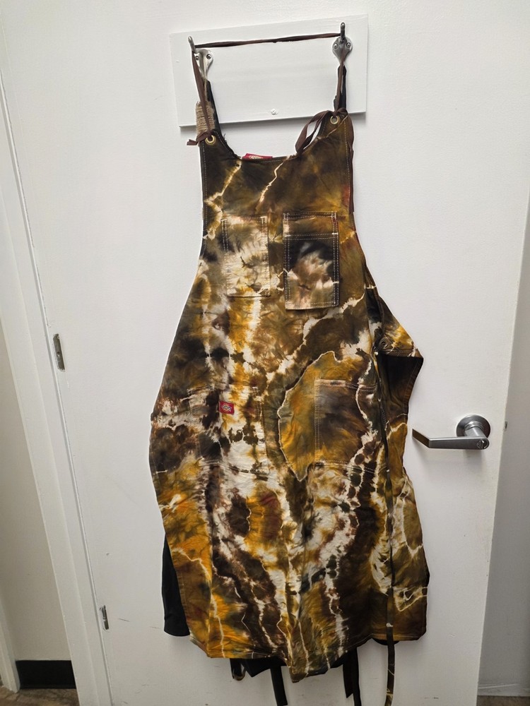 Dickies Apron. Size Small Hand Tie-dyed