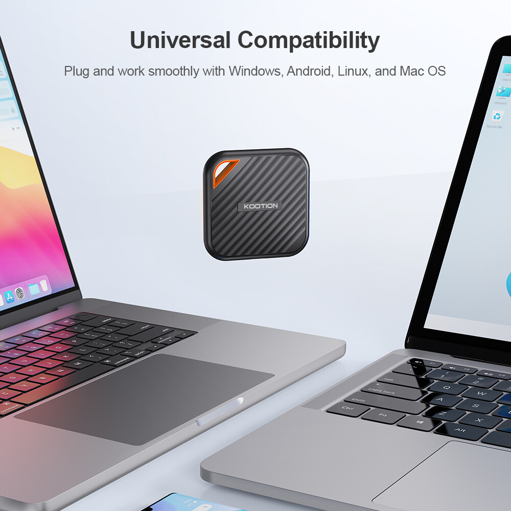 Kootion 2TB External SSD Transit up to 2000MB/s Portable Solid State Drive PSSD