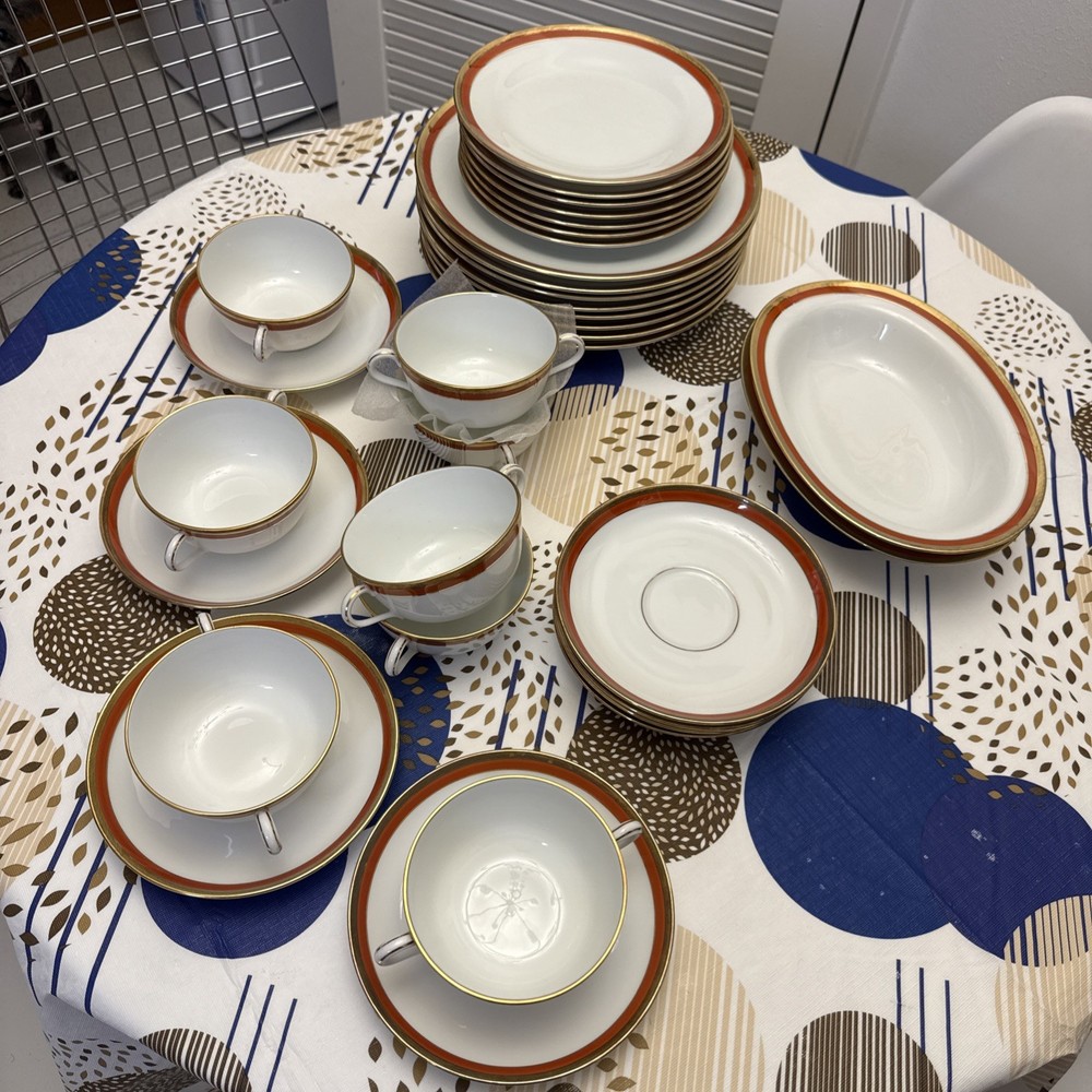 Richard Ginori Palermo Red Salad Plates
