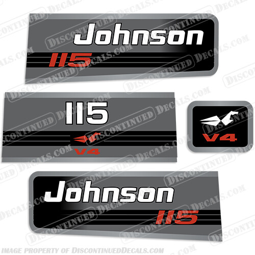 Fits Johnson 115hp V4 Decals