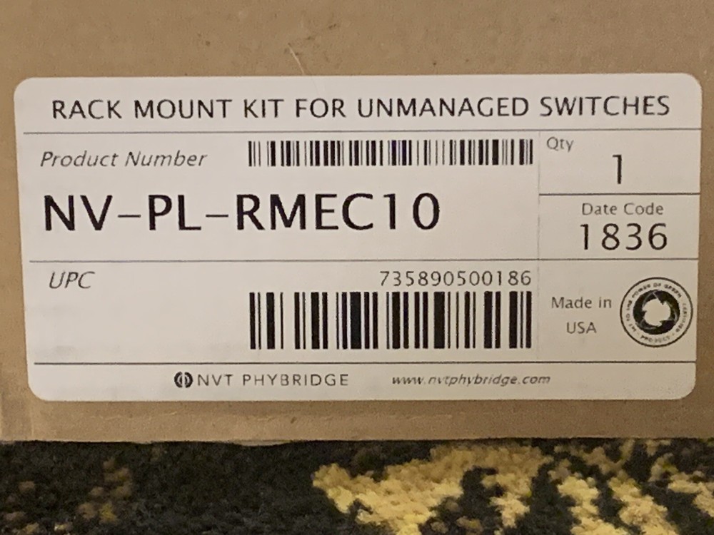 NVT Phybridge, NV-PL-RMEC10 Rack Mount, 2RU